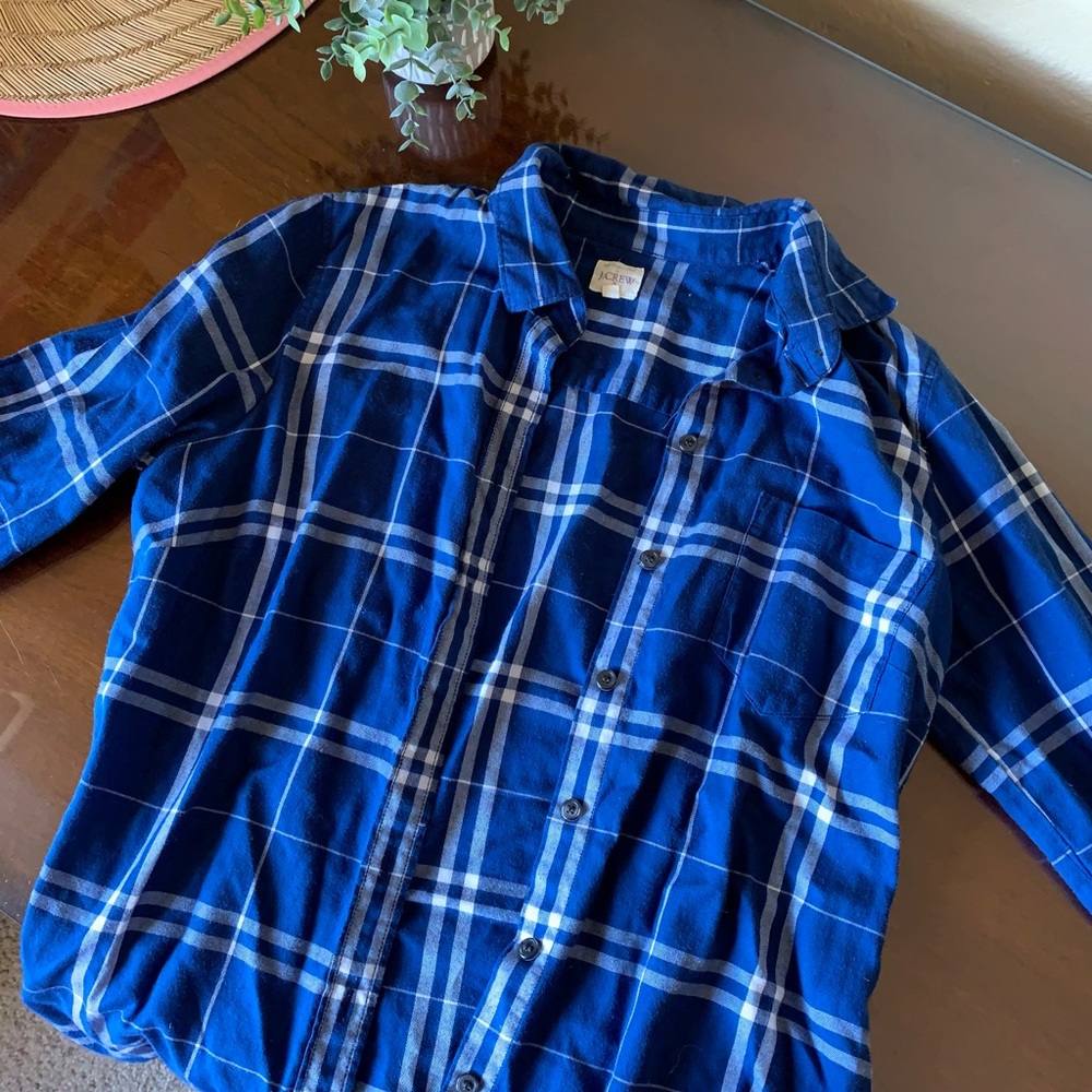 blue flannel